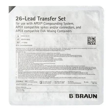 B. Braun - Apex - 2112550 - Transfer Set, Lead 26Lead