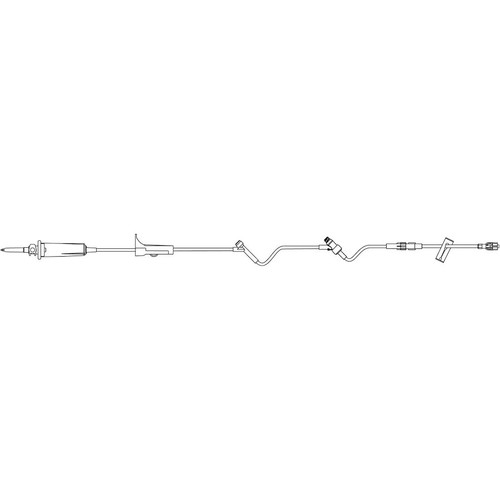 B. Braun - Safeday - 352631 - Iv Admin Set, 10Drp Safeline Inj/Ll Ext