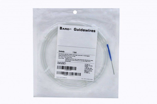 Bard Rochester - 082235 - Guidewire .035 Inch Diameter 145 Cm Length Straight Tip