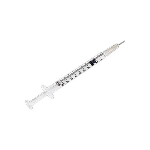 Bd Becton Dickinson - 303344 - Syringe 1ml S/T With Needle, 27 X3/8 Ib