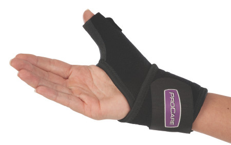 Djo Djorthopedics - Universal - 79-82700 - Thumb - O - Prene Support One Size Fits Most Hook And Loop Closure Left Or Right Hand Black