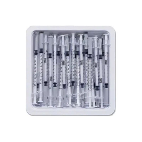 Bd Becton Dickinson - 305535 - Allergist Tray, Permanently Attached Needle, 27G Regular Bevel