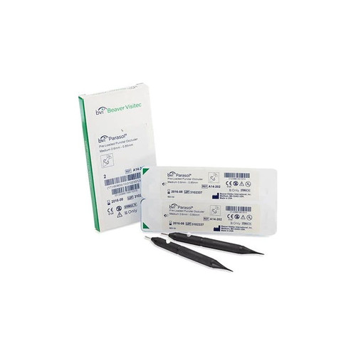 Beaver - Plus - A14-207 - International - Eye Occluder X Large Style Punctal Black Silicone
