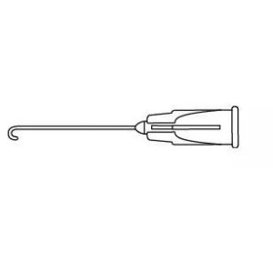 Beaver - Visitec - 585003 - International Ophthalmic Cannula 25 Gauge 7/8 Inch 1.75 Mm Wide J - Shaped Hook Tip