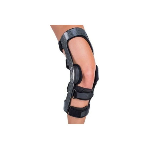 Djo Djorthopedics - Donjoy - 11-1442-5 - Armor Fourcepoint Knee Ligament Brace X - Large 23 - 1/2 To 26 - Inch Thigh Circumference / 17 19 18 20 Calf Standard Length Right