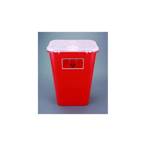 Bemis Healthcare - Sentinel - 111 030 - Sharps Container Red Base 22 - 1/2 H X 16 - L 11 - 13/16 W Inch Horizontal / Vertical Entry Gallon