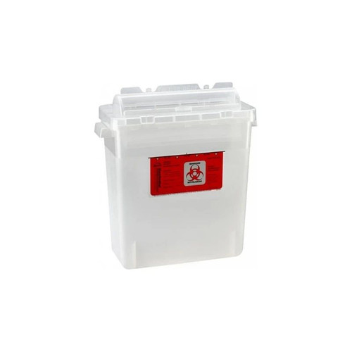 Bemis Healthcare - Sentinel - 333 020 - Sharps Container Translucent Base 15 H X 13 - 7/8 L 6 - W Inch Horizontal Entry 3 Gallon