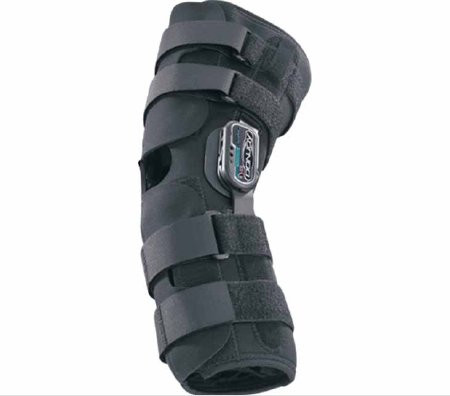 Djo Djorthopedics - Donjoy - 11-0666-2 - Playmaker Standard Knee Brace Small Hook And Loop Strap Closure 13 To 15 - 1/2 Inch Thigh Circumference / 12 Center 10 Calf Left Or Right