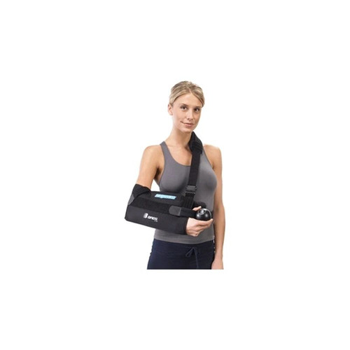 Breg - Slingshot - 08505 - 2 Shoulder Immobilizer X - Large 16.5 - 17.5 Inch Forearm Circumference Airmesh Buckle Closure