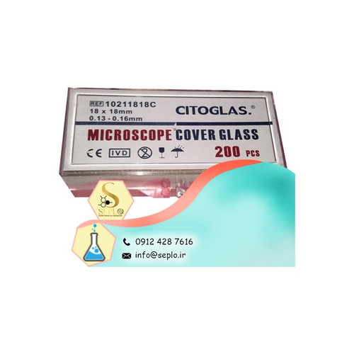 C&a Scientific - 94-1-1818 - Microscope Cover Glass, 100 Pcs, 18x18mm