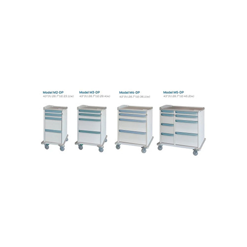 Capsa Healthcare - Vintage Series - Mcs-2P-30Pc-C-Bc - Medication Cabinet Wall Mount Aluminum