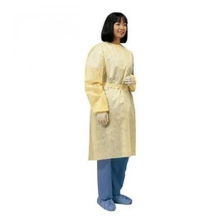 Cardinal Health - 1101Pg - Protective Procedure Gown X - Large Yellow Nonsterile Not Rated Disposable