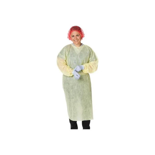 Cardinal Health - 2100Pg - Gown, Iso Fluid Resist Ylw Univ