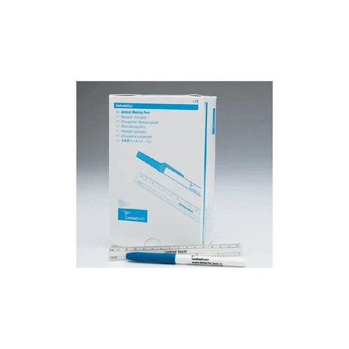 Cardinal Health - 212Pr - Skin Marker Gentian Violet Fine / Regular Multi - Tip 6 Inch With Ruler