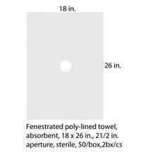 Cardinal Health - 3523 - Surgical Drape Towel 18 W X 26 L Inch Sterile