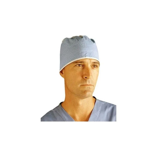 Cardinal Health - 4359 - Surgeon Cap One Size Fits Most Blue Tie Closure
