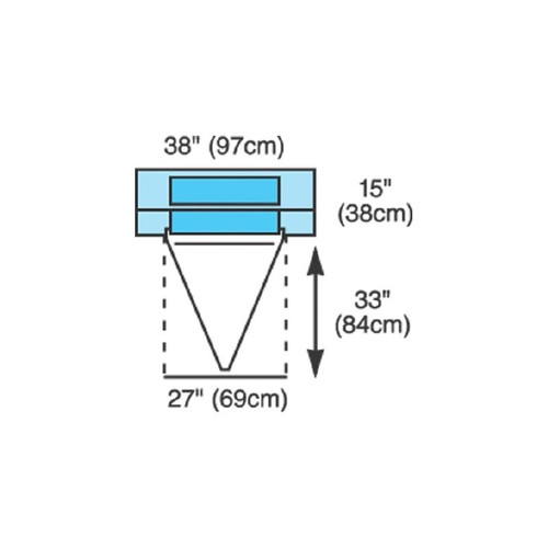 Cardinal Health - 8483 - Obstetrics / Gynecology Drape Under Buttocks 36 W X 59 L Inch Sterile