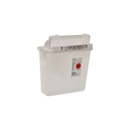 Cardinal Health - 8506Sa - Container, 5 Qt Clear Sharpstar, Counter Balanced Lid