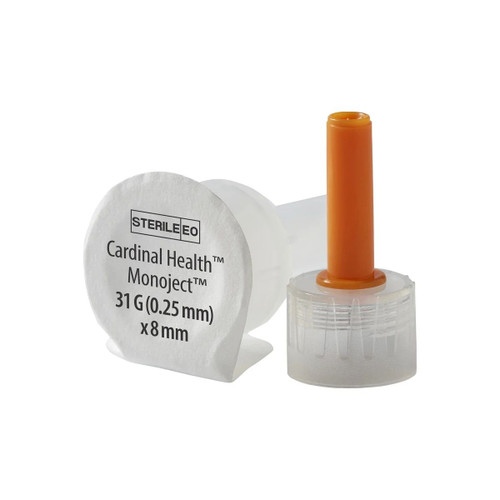 Cardinal Health - 8881053108 - Monoject Standard Pen Needle, Orange, 31G X 8Mm