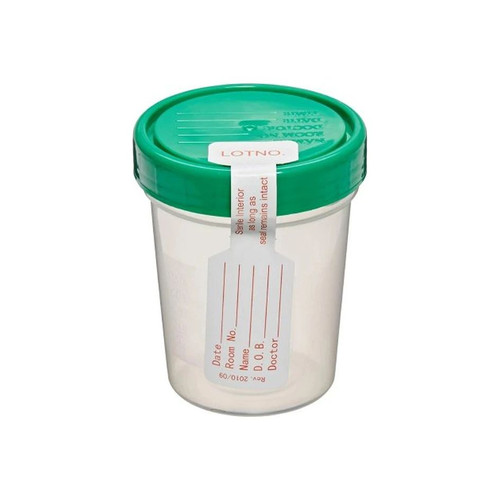 Cardinal Health - Covidien - 8889207026 - Medtronic / Specimen Container, Sterile, Green Cap, Integrity Seal, Individually Wrapped
