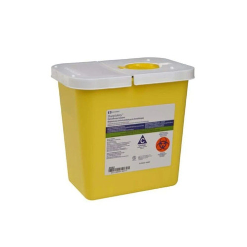 Cardinal Health - Covidien - 8989 - Medtronic / Sharps Container, 18 Gal Hinged Lid