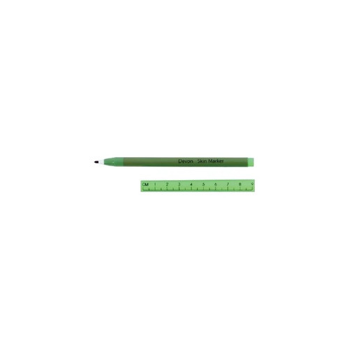 Cardinal Health - Devon - 31145926 - Surgical Skin Marker Gentian Violet Standard Tip Rule Cap Sterile