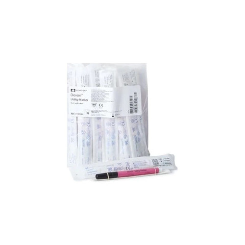Cardinal Health - Devon Surgi-Mark - 31145884 - Surgical Utility Marker Sterile Black Regular Tip For Identifying Instruments Specimens And Other Objects Within The Field
