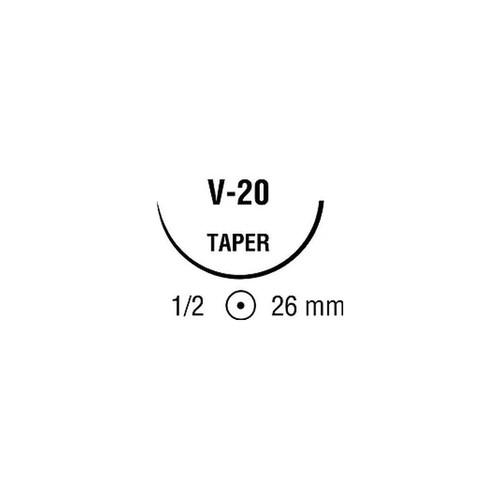 Cardinal Health - Medtronic - Gls122 - / Suture, Taper Point, Needle V - 20, Circle