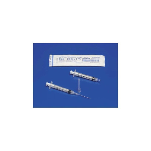 Cardinal Health - Monoject - 1180321112 - Pr Soft Pack 3 Ml Syringe With Standard Hypodermic Needle, 21G X 1 - 1/2"