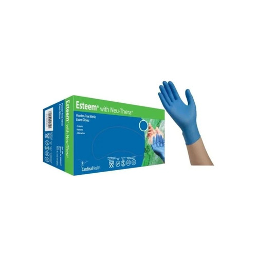 Cardinal Health - Protexis - 2D73Eb80 - Esteem Blue With Neu - Thera Surgical Glove Size 8 Sterile Polyisoprene Standard Cuff Length Smooth Not Chemo Approved