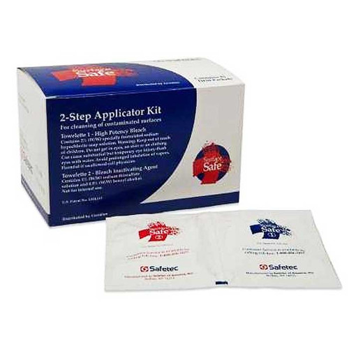 Cardinal Health - Surface Safe - SS33508 - Disinfectant Premoistened Manual Pull Wipe Chlorine Scent Nonsterile 