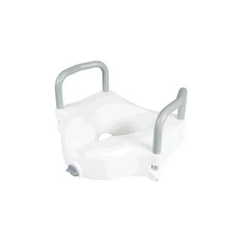 Carex Health Brands - B31877 - Classics Raised Toilet Seat With Armrests