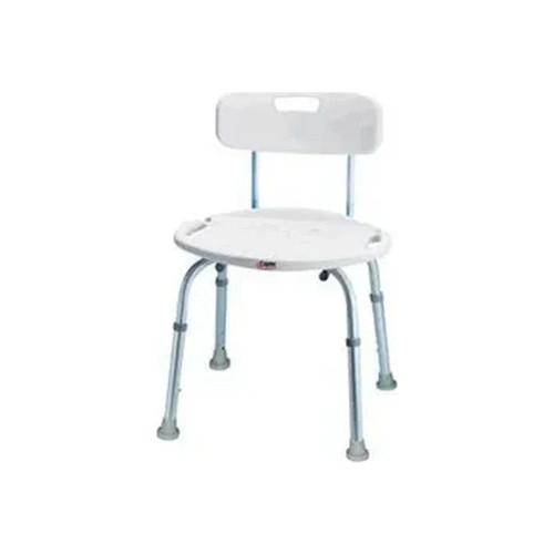 Carex Health Brands - B65877 - Shower Seat W/Back 300Lb Cap Retail Pkg