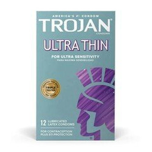 Church & Dwight - 02260092642 - Condom, Trojan Ultra Thin Lubricated