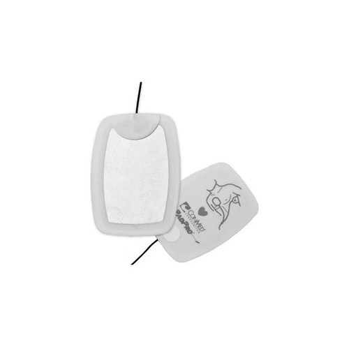 Con-Med - 2001-Pc - Electrode Adult Radiotransparent Pads Pre - Connect Packaging 6" X 4 - 25" 48" Leadwire 1 Pair - Pouch 10 Pouches - Cs