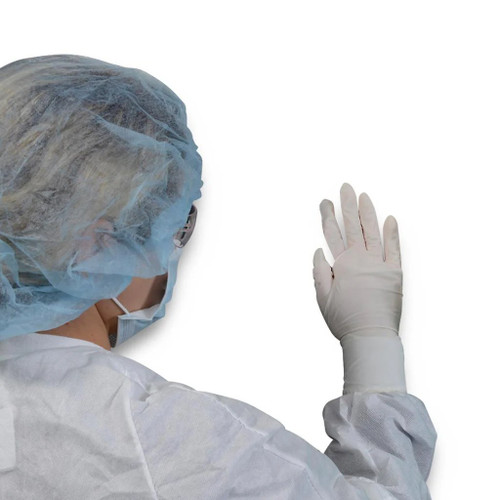 Contec - Critigear - Hcgs0032 - Cleanroom Glove Large Nitrile White 12 Inch Beaded Cuff Sterile