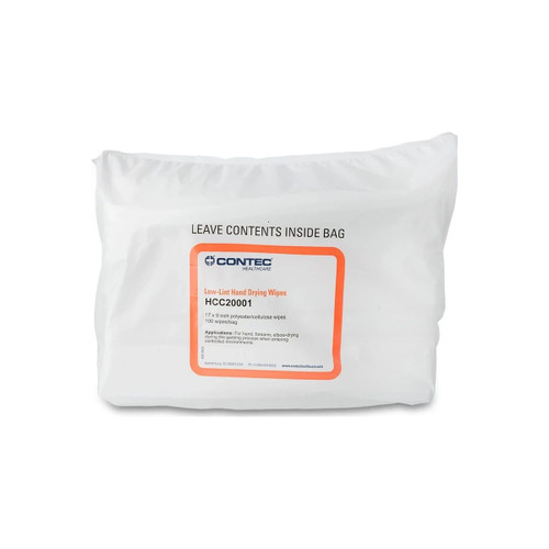 Contec - Hcc20001 - Hand Drying Wipe White Nonsterile 9 X 17 Inch Disposable