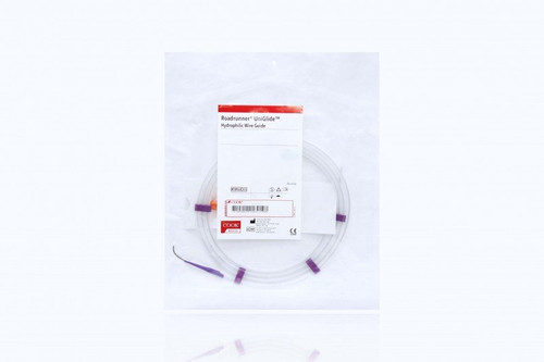 Cook Medical - Roadrunner - G56176 - Hydrophilic Guidewire Uniglide .035 Inch Diameter 180 Cm Length 3 Angled Tip