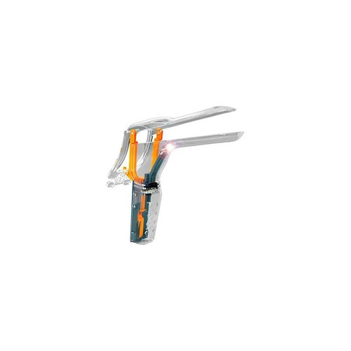 Cooper Surgical - Her-Spec - C020510 - Vaginal Speculum Pederson Sterile Office Grade Acrylic Medium Double Blade Duckbill Disposable Built - In Light Source