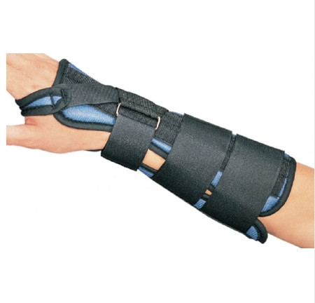 Djo Djorthopedics - Procare - 79-87432 - Wrist Brace Aluminum / Foam Tricot Left Hand Black X - Small
