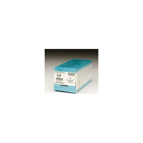 Covidien - Ss-684G - Suture, Sofsilk Blk 3 - 0 18"