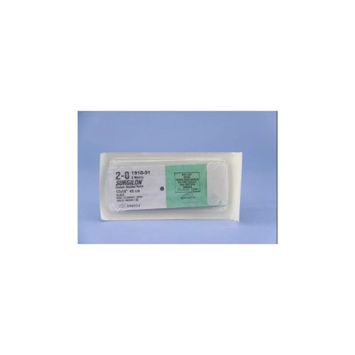 Covidien - Surgilon - 88861918-51 - Nonabsorbable Suture Without Needle Nylon Braided Size 2 - 0