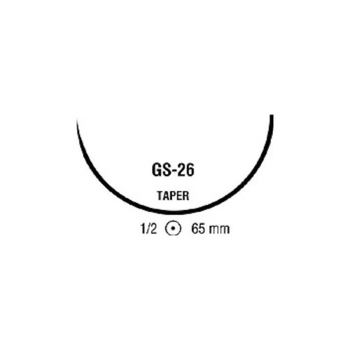 Covidien - Surgipro - Cp-824 - Nonabsorbable Suture With Needle Polypropylene Gs - 26 1/2 Circle Taper Point Size 1 Monofilament