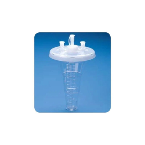 Deroyal - 71-7101 - Rigid Suction Canister 300 Ml Float Valve Shut - Off Lid