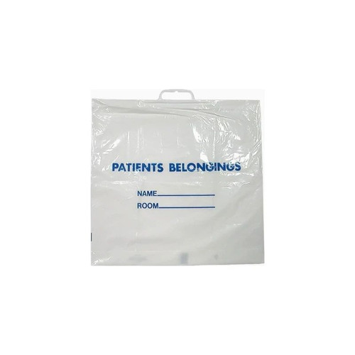 Donovan Industries - Dawnmist - Pb01 - Patient Belongings Bag 18 - 1/2 X 20 Inch Polyethylene Snap Closure White