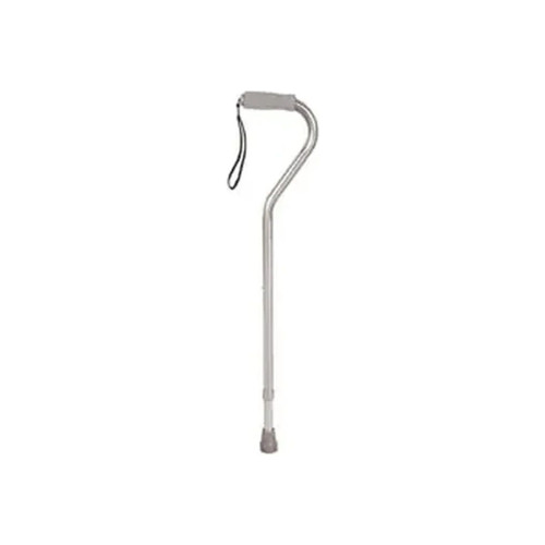 Drive Devilbiss Healthcare - 10303-6 - Medical Walking Cane With Offset Handle Silver, Foam Rubber Grip, 300 Lb Weight Capacity