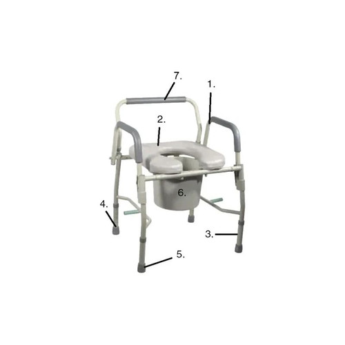 Drive Devilbiss Healthcare - 11125Pskd-Al - Medical Leftarmwithreleaselever11125Pskd