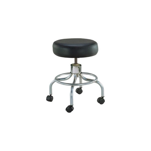 Drive Devilbiss Healthcare - 13034 - Medical Exam Stool Backless Spin Lift Screw Adjustment 4 Hooded Casters Black