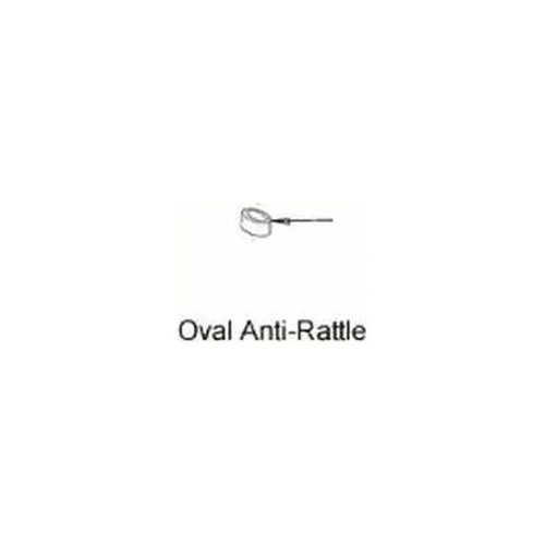 Drive Devilbiss Healthcare - A01-211 - Medical Oval Anti - Rattle, Black Plastic, 1Pr