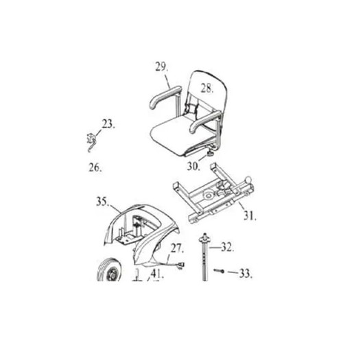 Drive Devilbiss Healthcare - Lrm302117-01 - Medical Seat Accessory Set Screw